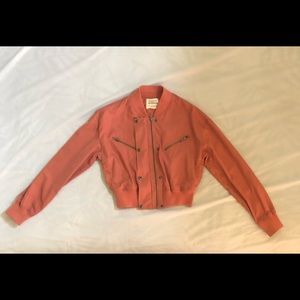 Cropped Bomber Jacket